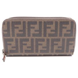 Fendi Zucca Round Long Wallet