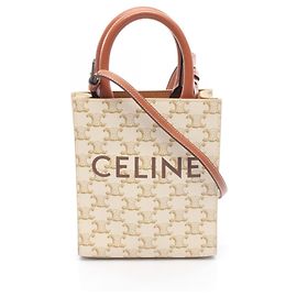 Céline Bolso Celine Mini Vertical Cabas Triomphe