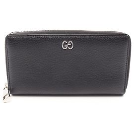 Portafoglio lungo rotondo Gucci GG Metal