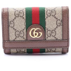 Portafoglio tri-fold Gucci Ophidia GG Supreme