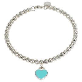 Autre Marque Bracciale Tiffany & Co. Heart Tag Bead in argento con diamante