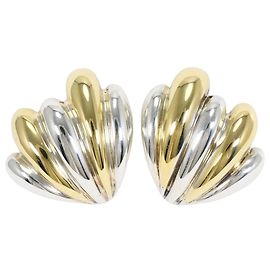 Autre Marque Pendientes de clip Leaf de Tiffany & Co.