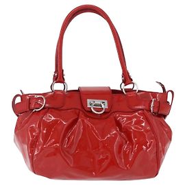 Salvatore Ferragamo Gancini Patent Leather