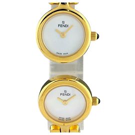 Relógio Bracelete Fendi Double Face Dual Time 620L