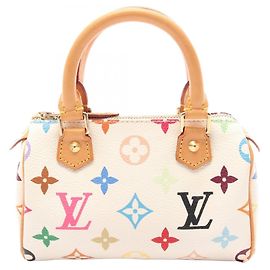 Bolsa Louis Vuitton Mini Speedy Monogram Multicolor Blanc