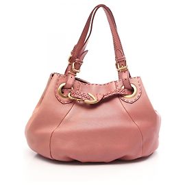 Bolso Tote Fendi Selleria de piel rosa