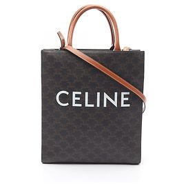 Céline Celine Small Vertical Cabas Triomphe Bolso Tote 2-Way