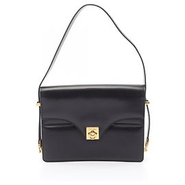 Céline Sac à épaule Celine en cuir noir