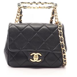 Borsa a tracolla 2 vie Chanel Mini Matelassé con manico superiore