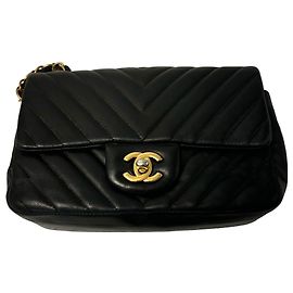 Borsa a Tracolla Chanel Vintage Chevron Mini