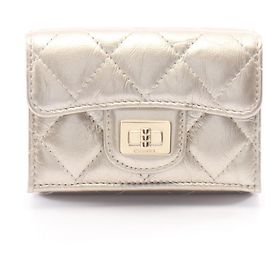 Chanel 2.55 Matelassé Tri-fold Wallet