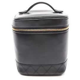 Borsa Chanel Bicolore in pelle nera