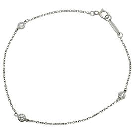 Autre Marque Bracciale con charm in platino e diamanti Tiffany & Co.