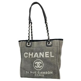 Borsa Tote con catena Chanel Deauville