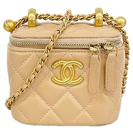 Borsa Vanity con catena Chanel Matelassé