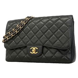 Chanel Schultertasche Schwarz