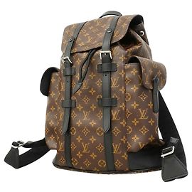 Mochila Louis Vuitton Monogram Macassar Christopher MM