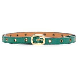 Hermès Green Leather Belt 80 cm