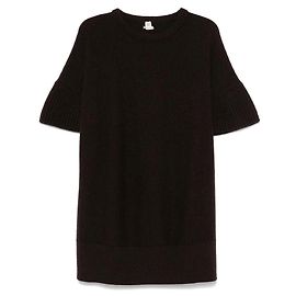 Vestido Hermès de punto de yak marrón