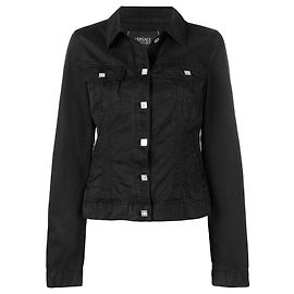Autre Marque Chaqueta entallada Versace en algodón negro