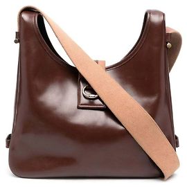 Hermès Bolsa Tsako Tote em Couro Marrom