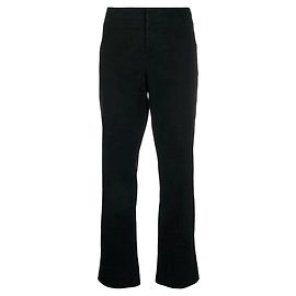 Pantalones Gucci negros de algodón de corte recto