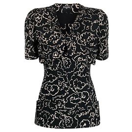 Completo Chanel con Bustier e Bolero in Seta Nera