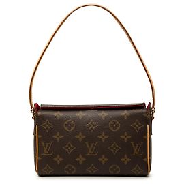 Bolso de hombro Louis Vuitton Monogram Recital Marrón