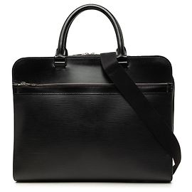 Sac Business Louis Vuitton Epi Bassano GM Noir