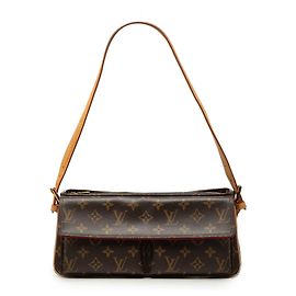 Sac à épaule Louis Vuitton Monogram Viva Cite MM Marron