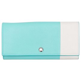 Cartera de piel color block Tiffany Blue & White Tiffany & Co.