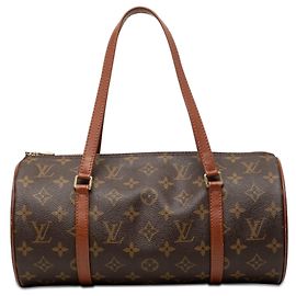 Borsa a mano Louis Vuitton Monogram Papillon 30 Marrone