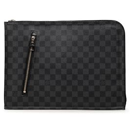 Bolso Clutch Portfolio Louis Vuitton Damier Graphite Negro