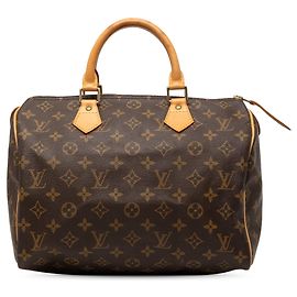 Louis Vuitton Monogram Speedy 30 Boston Tasche Braun