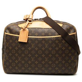 Bolso de viaje Louis Vuitton Monogram Alize 24 Heures Marrón