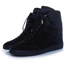 Louis Vuitton, zapatillas de cuña millenium en ante