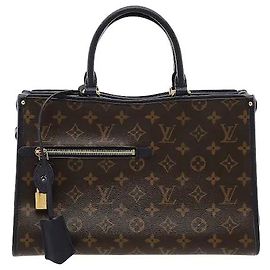 Louis Vuitton A classic Monogram canvas body harmonizes with sophisticated leather trim for an elegant mood. Made from sturdy yet flexible material, it offers outstanding shape retention, and the zip closure keeps