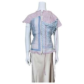 Autre Marque Rave Review Top Corset Thea Righe e Fiori