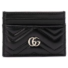 Gucci Tarjetero GG Marmont Matelassé Black AAFAX