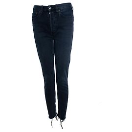 Autre Marque Re/done, black jeans with raw edges