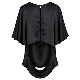 Autre Marque Blouse dos nu en satin Les Héroïnes
