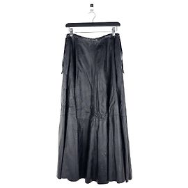 Maison Martin Margiela Gonna maxi plissettata in ecopelle MM6 Maison Margiela
