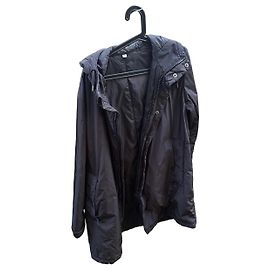 Schwarze Burberry Jacke mit Kapuze