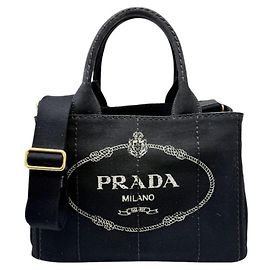 Prada Canapa Canvas Black Handtasche