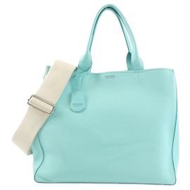 Autre Marque Bolsa de couro de bezerro Tiffany Blue