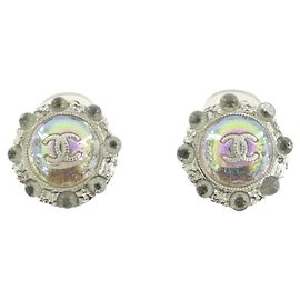 Chanel Clip-Ohrringe mehrfarbig