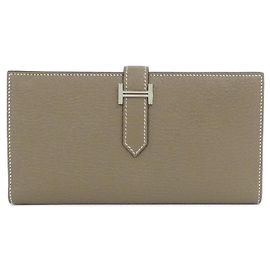 Hermès Portafoglio lungo Hermes Bearn Soufflé