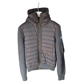 Moncler Cardigã de Tricô Maglione com Capuz
