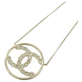 Collar Chanel Clear and Gold