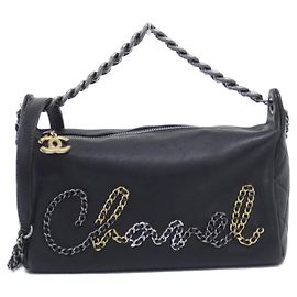 Borsa Chanel in pelle di vitello nera